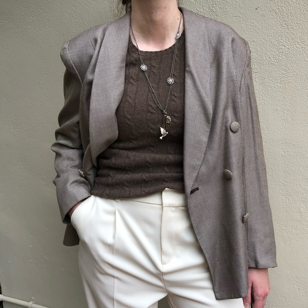 JONES NEW YORK double breasted suit blazer